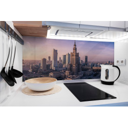 PANEL SZKLANY DO KUCHNI 120x50 cm - STOLICA