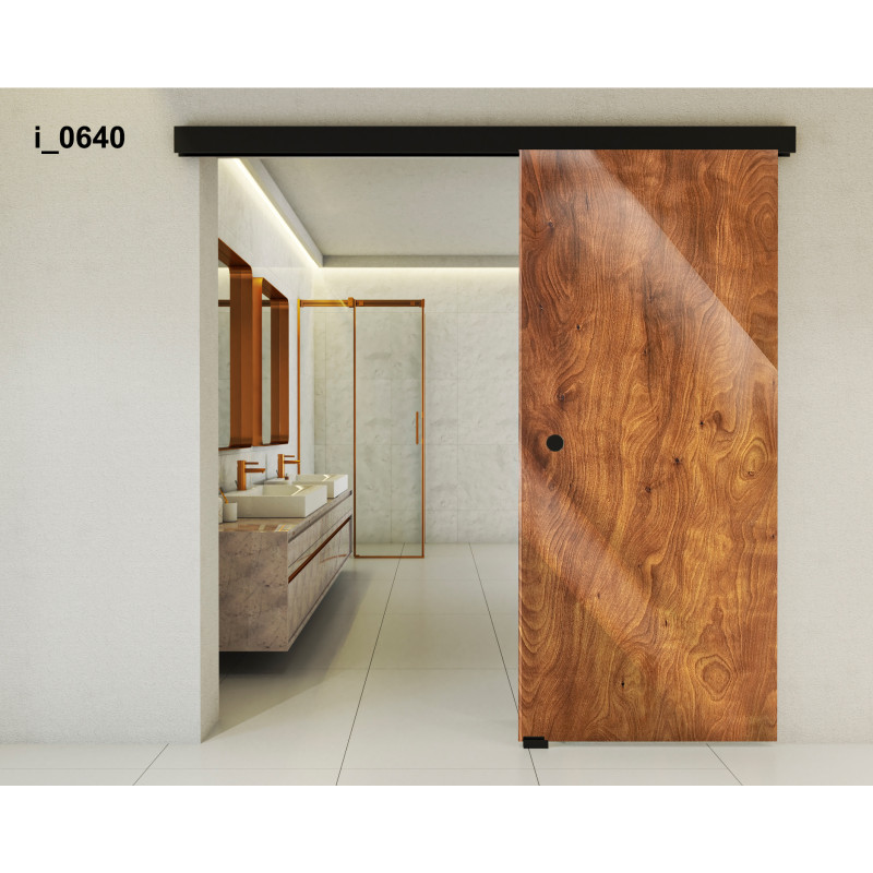 Drzwi szklane przesuwne PortaVetro DREWNO i_0640