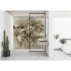 PANEL SZKLANY DO ŁAZIENKI - PALMA MONSTERA