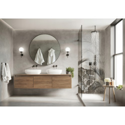 PANEL SZKLANY DO ŁAZIENKI - TROPIKALNE LIŚCIE