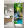 PANEL SZKLANY DO ŁAZIENKI - WODOSPAD LAS
