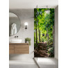 PANEL SZKLANY DO ŁAZIENKI - LAS ŚCIEŻKA
