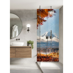 PANEL SZKLANY DO ŁAZIENKI - GÓRA FUJI