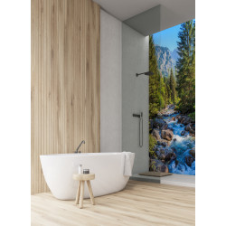 PANEL SZKLANY DO ŁAZIENKI - GÓRSKI POTOK