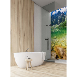 PANEL SZKLANY DO ŁAZIENKI - MORSKIE OKO