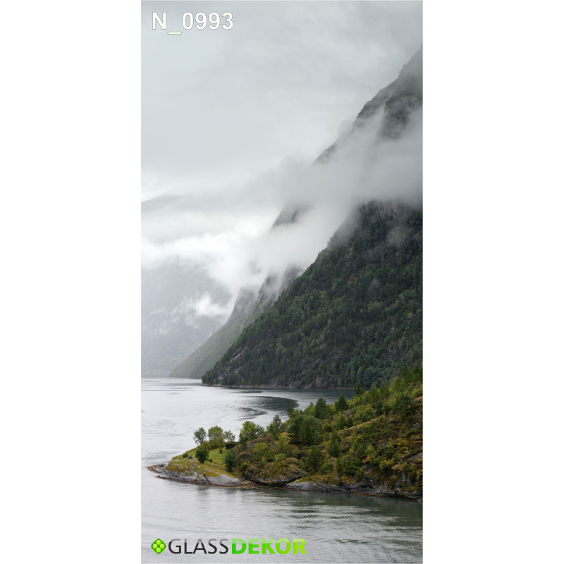 PANEL SZKLANY DO ŁAZIENKI - MGŁA