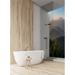 PANEL SZKLANY DO ŁAZIENKI - GÓRY