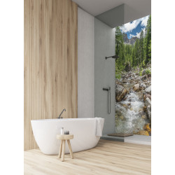 PANEL SZKLANY DO ŁAZIENKI - GÓRSKI WIDOK