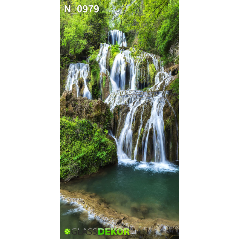 PANEL SZKLANY DO ŁAZIENKI - WODOSPADY