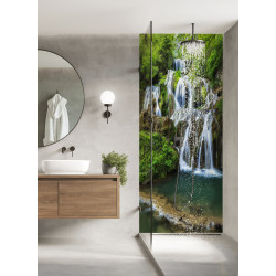 PANEL SZKLANY DO ŁAZIENKI - WODOSPADY