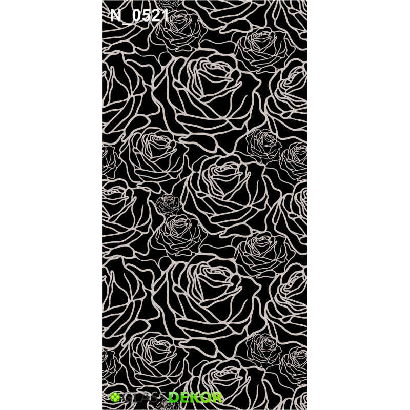 PANEL SZKLANY DO ŁAZIENKI - RÓŻE GRAFIKA