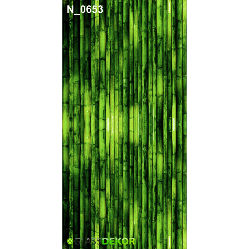 PANEL SZKLANY DO ŁAZIENKI - ZIELONY BABMUS