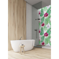 PANEL SZKLANY DO ŁAZIENKI - STORCZYKI PALMY