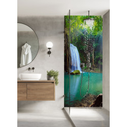 PANEL SZKLANY DO ŁAZIENKI - WODOSPAD II