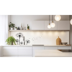 PANEL SZKLANY DO KUCHNI 200x50 cm DMUCHAWCE