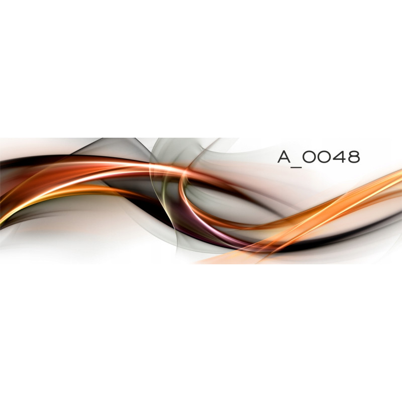 PANEL SZKLANY DO KUCHNI 200x50 cm ABSTRAKCJA