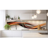 PANEL SZKLANY DO KUCHNI 200x50 cm ABSTRAKCJA