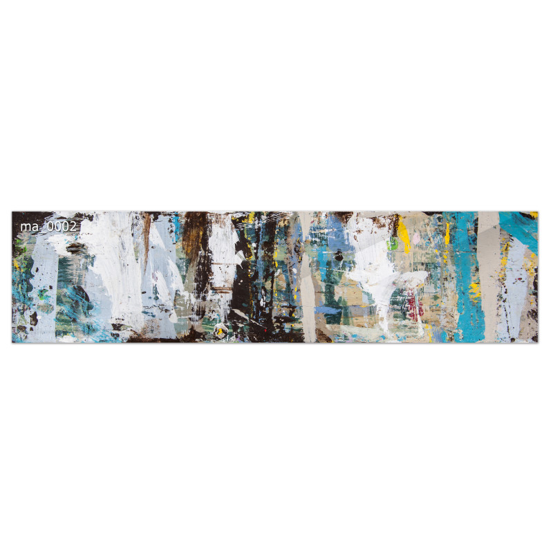 PANEL SZKLANY DO KUCHNI 200x50 cm FARBY