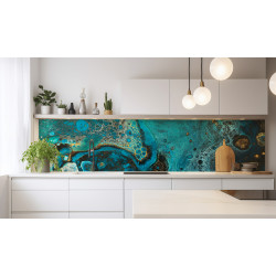 PANEL SZKLANY DO KUCHNI 200x50 cm SZTUKA