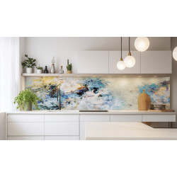 PANEL SZKLANY DO KUCHNI 200x50 cm MODERN ART