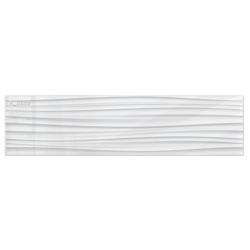 PANEL SZKLANY DO KUCHNI 200x50 cm FALE