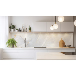 PANEL SZKLANY DO KUCHNI 200x50 cm KAMIEŃ