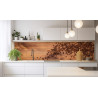 PANEL SZKLANY DO KUCHNI 200x50 cm ZIARNA KAWY