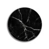 Deska szklana okrągła Czarny Marmur