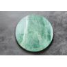 Deska szklana okrągła Marmur Zielony