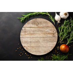 Deska szklana okrągła Jasne Deski