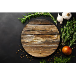 Deska szklana okrągła Stare Deski