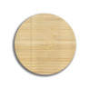 Deska szklana okrągła Jasne Drewno