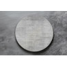 Deska szklana okrągła Beton