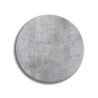 Deska szklana okrągła Beton Ciemny