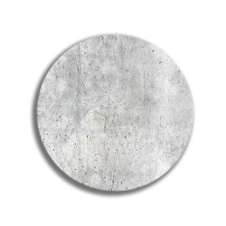 Deska szklana okrągła Beton...