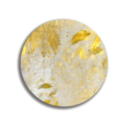 Deska szklana okrągła Złota