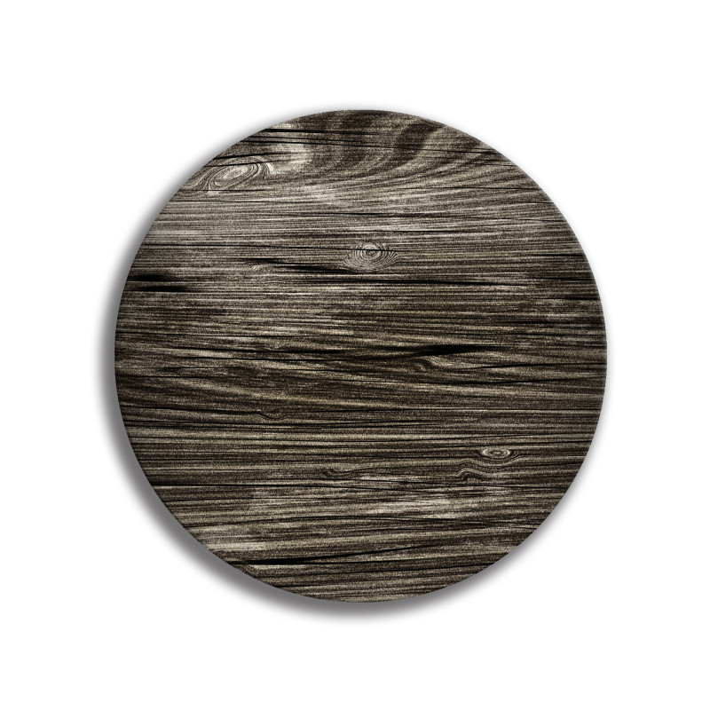 Deska szklana okrągła Ciemna Deska