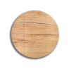 Deska szklana okrągła Tekstura Drewna