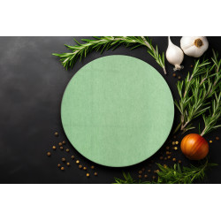 Deska szklana okrągła Zielona