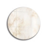 Deska szklana okrągła Marmur Beżowy