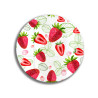 Deska szklana okrągła Truskawki