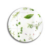 Deska szklana okrągła Zioła