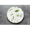 Deska szklana okrągła Zioła