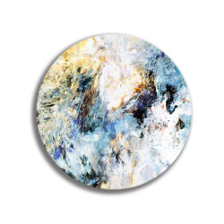 Deska szklana okrągła Farby