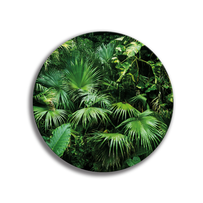 Deska szklana okrągła Palmy