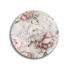 Deska szklana okrągła Piwonie