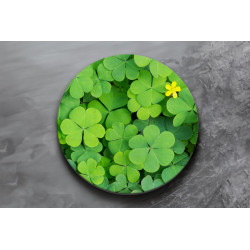 Deska szklana okrągła Koniczyna