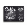 Deska szklana Coffee