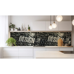 PANEL SZKLANY DO KUCHNI 200x50 cm DESIGN