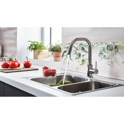 PANEL SZKLANY DO KUCHNI 60x30 cm LIŚCIE